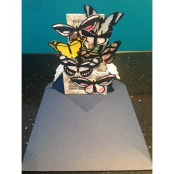 Schmetterling Boxkarte
