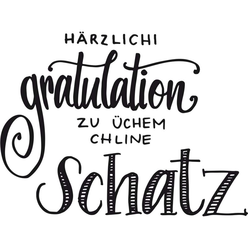 Härzlichi Gratulation zu üchem chline Schatz